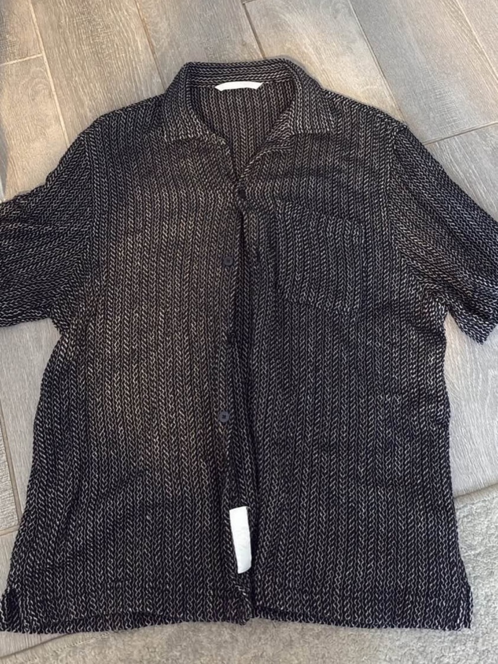 Zara UK Men’s Linen/Textured Shirt